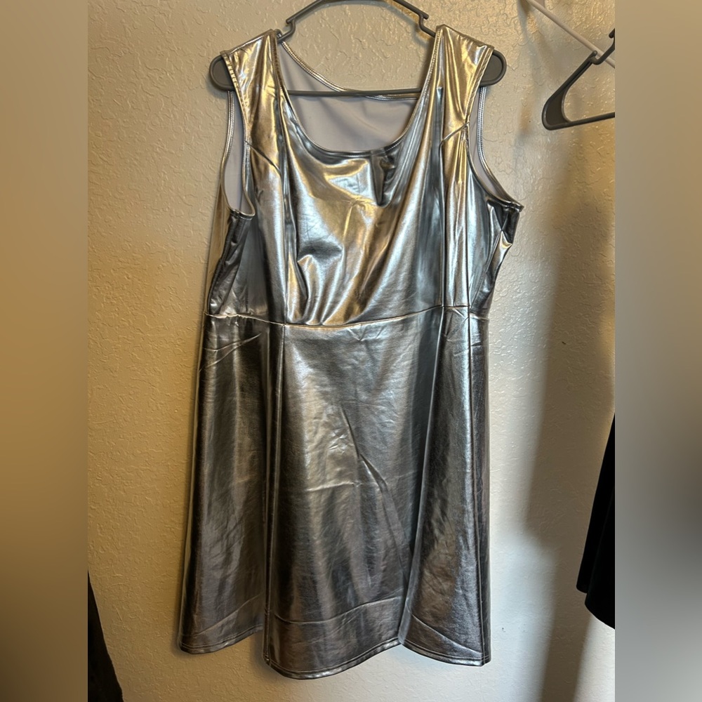 metallic dress